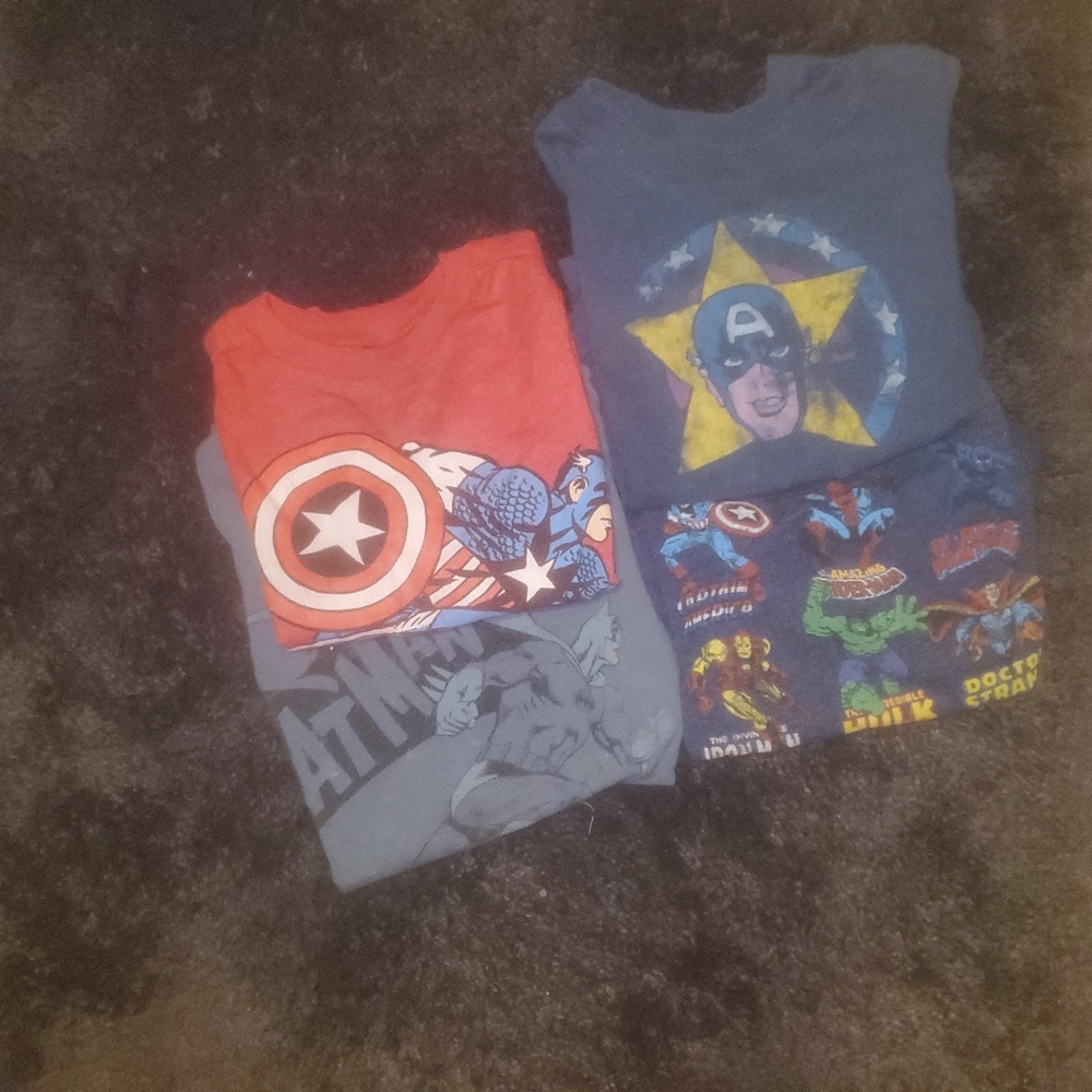 Super hero graphic tees